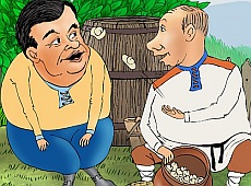 Путіна висміяли у карикатурах на тему тоталітаризму. ФОТО 