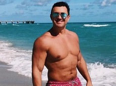 Тищенко у яскравих трусах привітав із Водохрещем із Маямі. ФОТО