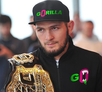 Gorilla підтрімує Хабіба в бою проти Пор'є