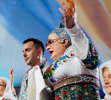 Сердючка з Арестовичем пообіймалися у підземці