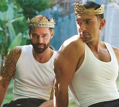 Рікі Мартін із коханим став ніжним королем у глянці та зізнався, що хоче ще 10 дітей