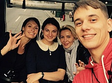 Як Гопко в Нью-Йорку з українським рікшею каталася. ФОТО