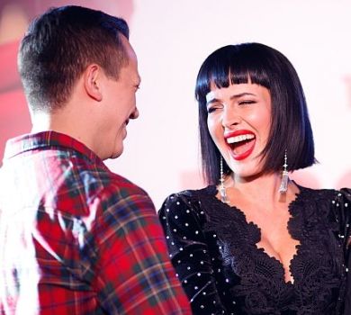 Астаф’єва, канарковий Зібров та Різатдінова у леопарді презентували фільм, у якому зіграли