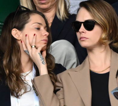 Кара Делевінь зацілувала кохану на Вімблдоні. ФОТО