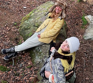 Суцільна медитація: Ніна Васадзе та Ася Мхітарян насолодилися Карпатами