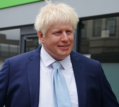 Мімімішний Джонсон: Гапчинська намалювала британського прем'єра в образі янгола. ФОТО 