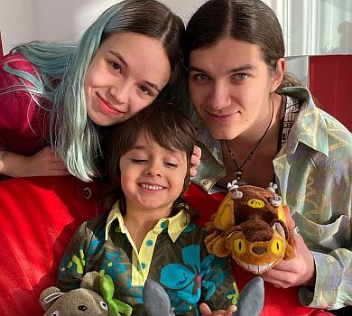 Білик показала, як старший син вітав молодшого з 5-річчям