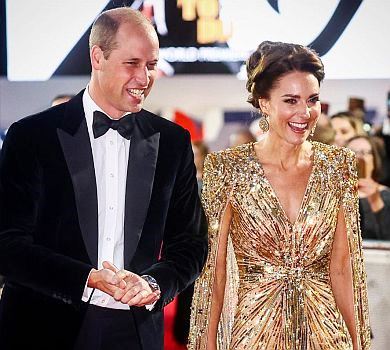 Міддлтон на прем'єрі нового Джеймса Бонда вразила ошатною золотою сукнею. ФОТО 