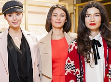 Дружина Довгого, Єфросиніна та Бушміна зустрілися на відкритті чергового бутіка 