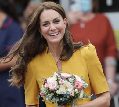 Яскрава осінь: Міддлтон вигуляла ефектну сукню за $250