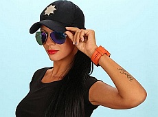 Зірка поліції Мілевич похвалилася званням лейтенанта. ФОТО