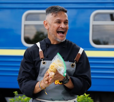 Хіменес-Браво провів пікнік-майстерклас для мешканців Ірпеня