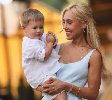 Квіткова і Добринін разом відзначили 2-річчя сина. ФОТО