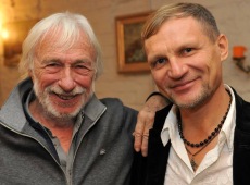 Скрипка зустрів Рішара в Києві баяном та борщем. ФОТО