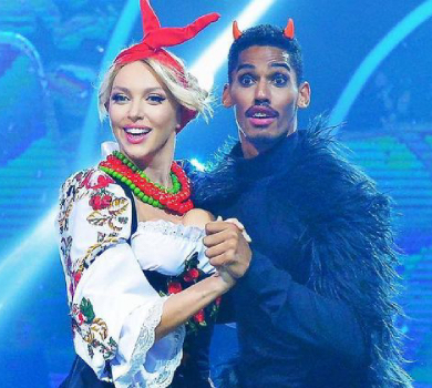 Під Червону калину: Полякова на грузинських Танцях показала пристрасть із двома партнерами