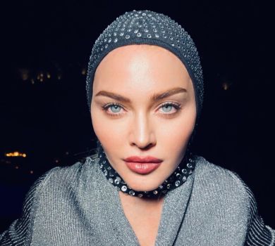 Мадонна покрасувалася у блискучій балаклаві від українського дизайнера. ФОТО