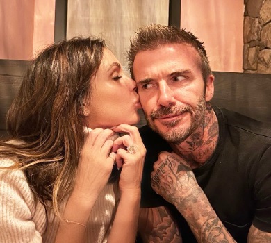 Ти моє все: Бекхем із дітьми привітала чоловіка із 47-річчям. ФОТО