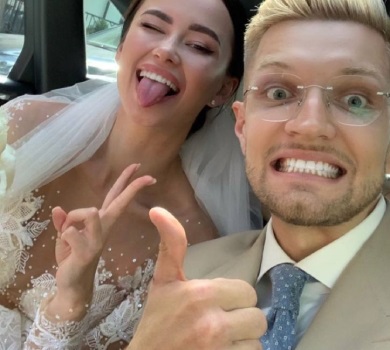 Парфільєва у день річниці показала зворушливі кадри з вісілля