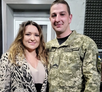 Могилевська записала зворушливий дует із військовим ЗСУ. ВІДЕО