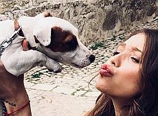 Тодоренко заскочили за поцілунком з російським співаком. ВІДЕО 