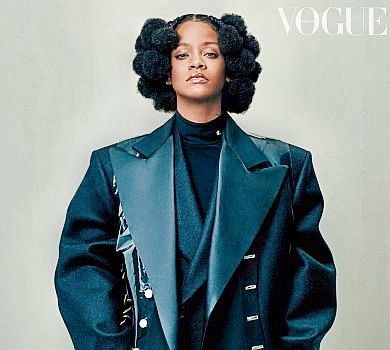 Ріанна з написом на обличчі заявила, що готова стати матір'ю-одиначкою 4 дітей