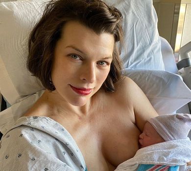 Йовович показала новонароджену доню та оголосила її повне ім’я  