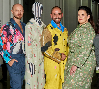 Писанка, Яма та Мірошниченко вдягли на себе мистецтво під час Ukrainian Fashion Week
