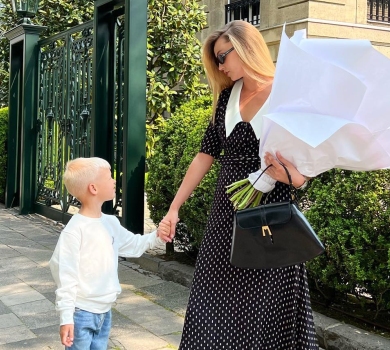 Моя перша сукня з початку війни: дружина Тищенка в Німеччині влаштувала собі тайм-аут із сином