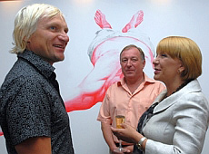 Катерина Ющенко і Скрипка зустрілися на закритій арт-тусовці