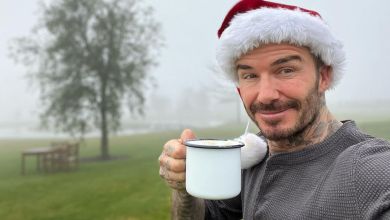 Настрій - різдвяний: як Девід Бекхем хіт Мераї Кері виспівує. ВІДЕО