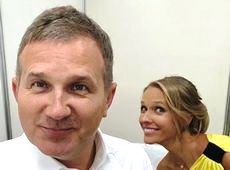 Горбунов показав свого 1,5-річного автомобіліста. ФОТО