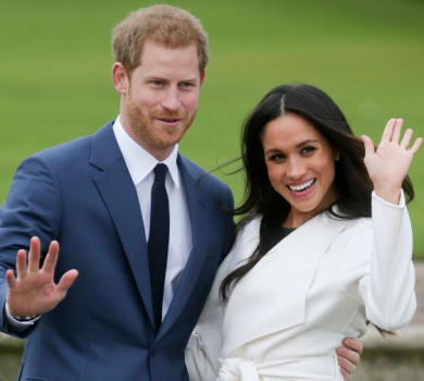 Принц Гаррі й Меган потрапили на табло для поцілунків під час баскетбольного матчу. ФОТО