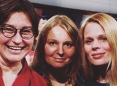 Фреймут похвалилася фото з відомою американкою та дітьми на снігу