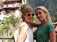 Собчак у Бутані похвалилася дружбою з дружиною Мартиненка. ФОТО