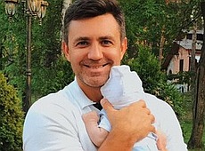 Тищенко влаштував сину хрестини у блакитних тонах. ФОТО