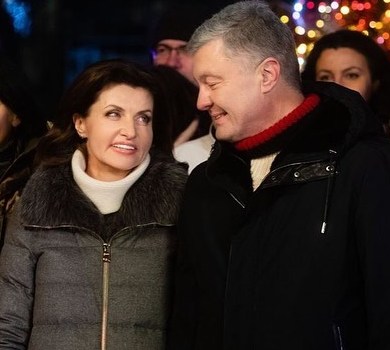 Порошенко привітав свою Марину та показав її та себе молодими. ФОТО