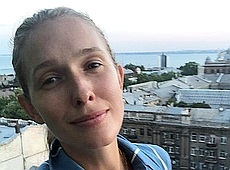 Русалонька Осадча вигуляла в Одесі купальник з лілеями. ФОТО