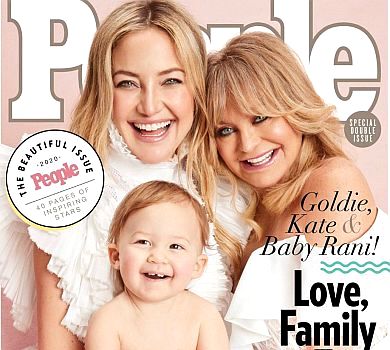 Голлівудська династія: Голді Хоун, Кейт Хадсон та її маленька доня на обкладинці глянцю