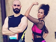 Кличко, Каменських та Падалко пробіглися Києвом заради дітей. ФОТО