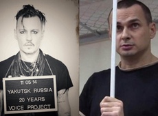 Джонні Депп висловився на підтримку Олега Сєнцова. ФОТО