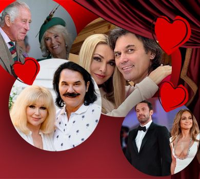 Зіброви, Захур із Камалією та Чарльз ІІІ із Каміллою: чи відомі вам пікантні цікавинки з їхніх лавсторі. ТЕСТ