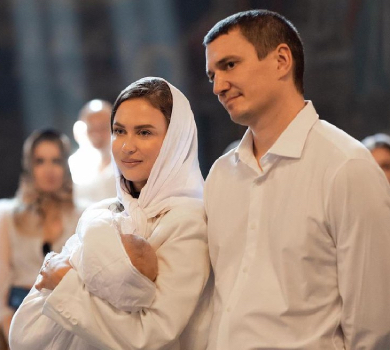 Маремуха з чоловіком-французом похрестила сина в Києві. ФОТО