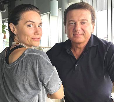 Екс Подкопаєвої показав фітнес доньки Ющенка в намисті. ФОТО