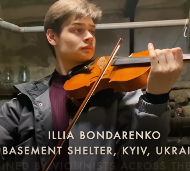 Скрипалі з 29 країн підтримали київського музиканта, що грає в бомбосховищі. Зворушливе ВІДЕО