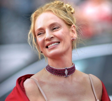 Родина в зборі: Ума Турман з'явилася на кінопрем'єрі з усіма своїми дітьми. ФОТО 