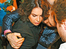 Як Подкопаєва відбивалася від Нагорного, який хотів її поцілувати