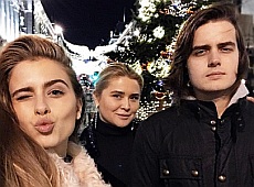 Син Ротару звозив родину до різдвяного Лондона. ФОТО