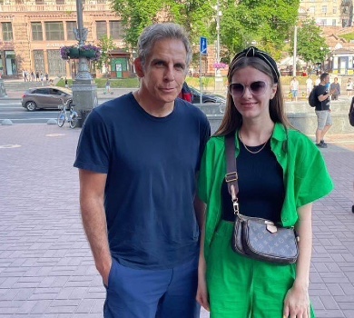 Бен Стіллер побував на Хрещатику та поїхав до Макарова. ФОТО