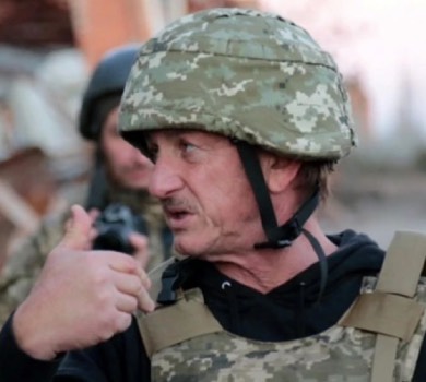 Шон Пенн у Києві: Зеленський і український народ стали історичними символами відваги
