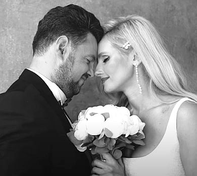 Так ніхто ще не кохав: Федишин із чоловіком знялися в романтичному весільному ВІДЕО